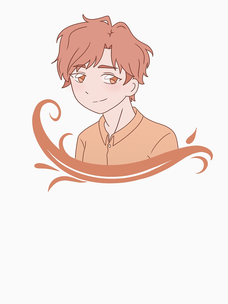 Orange Coloured Manga Guy by kabocha-chan T-Shirts, Hoodie, Sweatshirt | BlankRebels.com (Image 3)