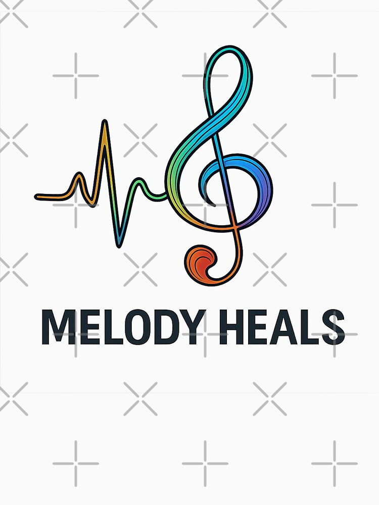 Melody Heals (T-Shirt & Hoodie) by TONSNAP Sweatshirt | BlankRebels.com (Image 3)