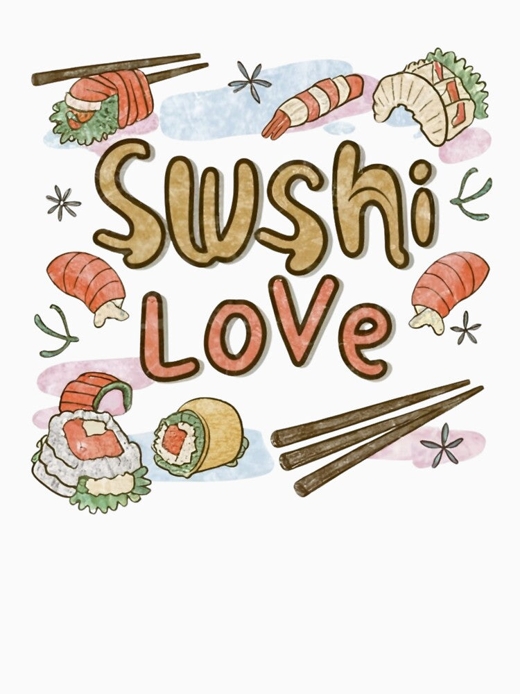 sushi love kawaii by shirt-x Hoodie, Sweatshirt | BlankRebels.com (Image 3)