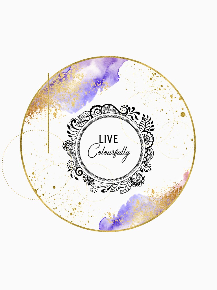Live Colourfully Mandala Art by ThatMandalaShop T-Shirts, Hoodie, Sweatshirt | BlankRebels.com (Image 3)