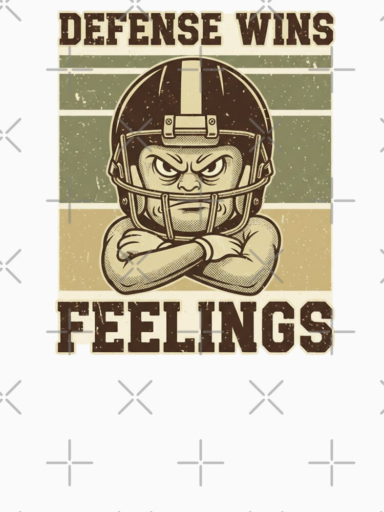 Defense Wins Feelings – Retro Football Humor by DIRTYSKETCHH T-Shirts, Hoodie, Sweatshirt | BlankRebels.com (Image 2)