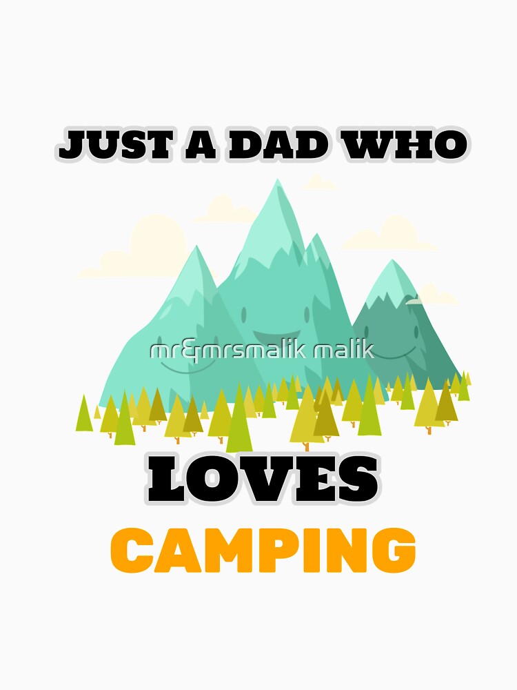 Just a dad who loves camping - camping is my retirement plan by mr&mrsmalik malik T-Shirts, Hoodie, Sweatshirt (Image 3)