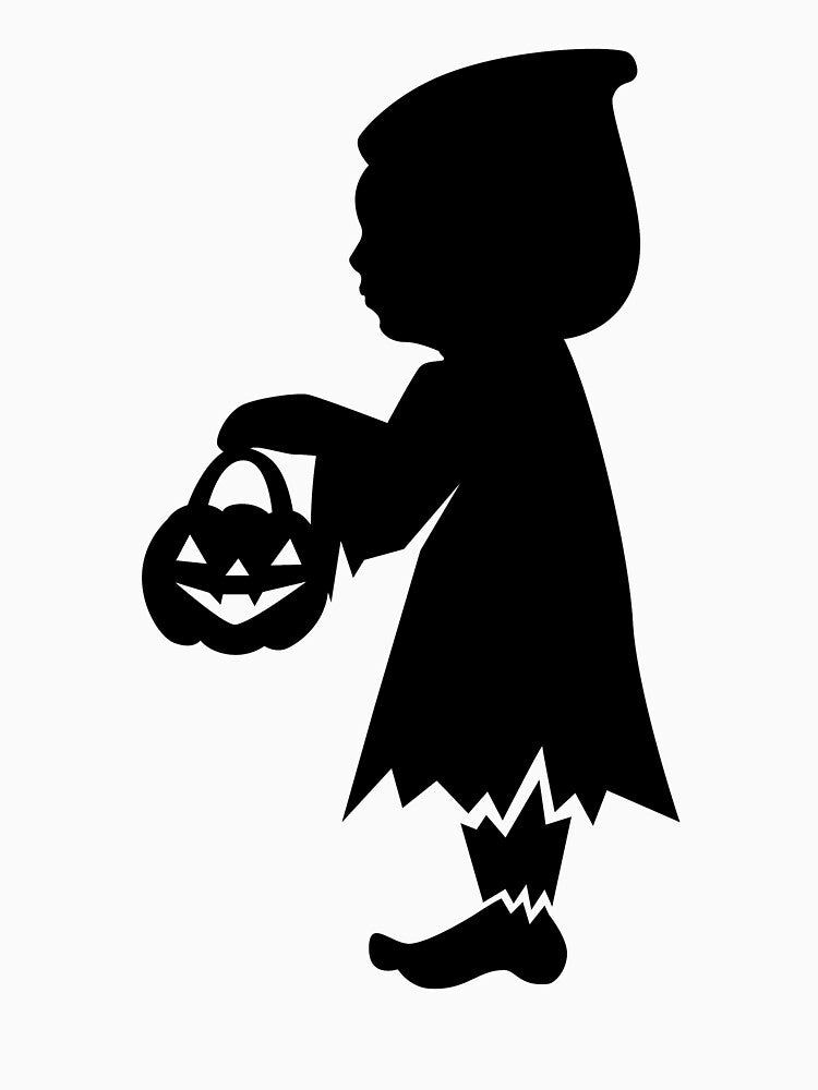 Child Trick Or Treating Funny Trick Or Treat Halloween by Teapot-art T-Shirts, Hoodie, Sweatshirt | BlankRebels.com (Image 3)