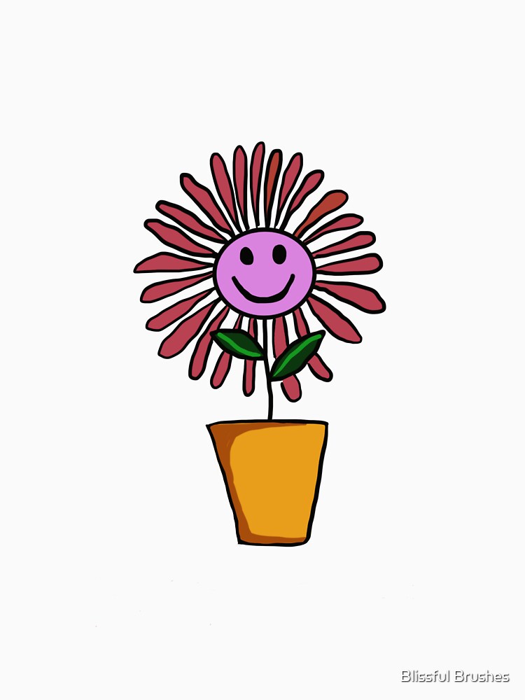Happy flower by Blissful Brushes T-Shirts, Hoodie, Sweatshirt | BlankRebels.com (Image 3)