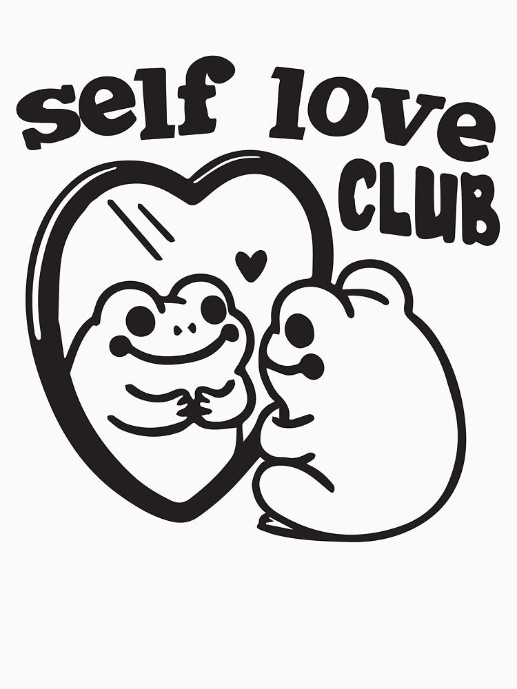 Self love club funny frog by BrownHorse90s T-Shirts, Hoodie, Sweatshirt | BlankRebels.com (Image 3)