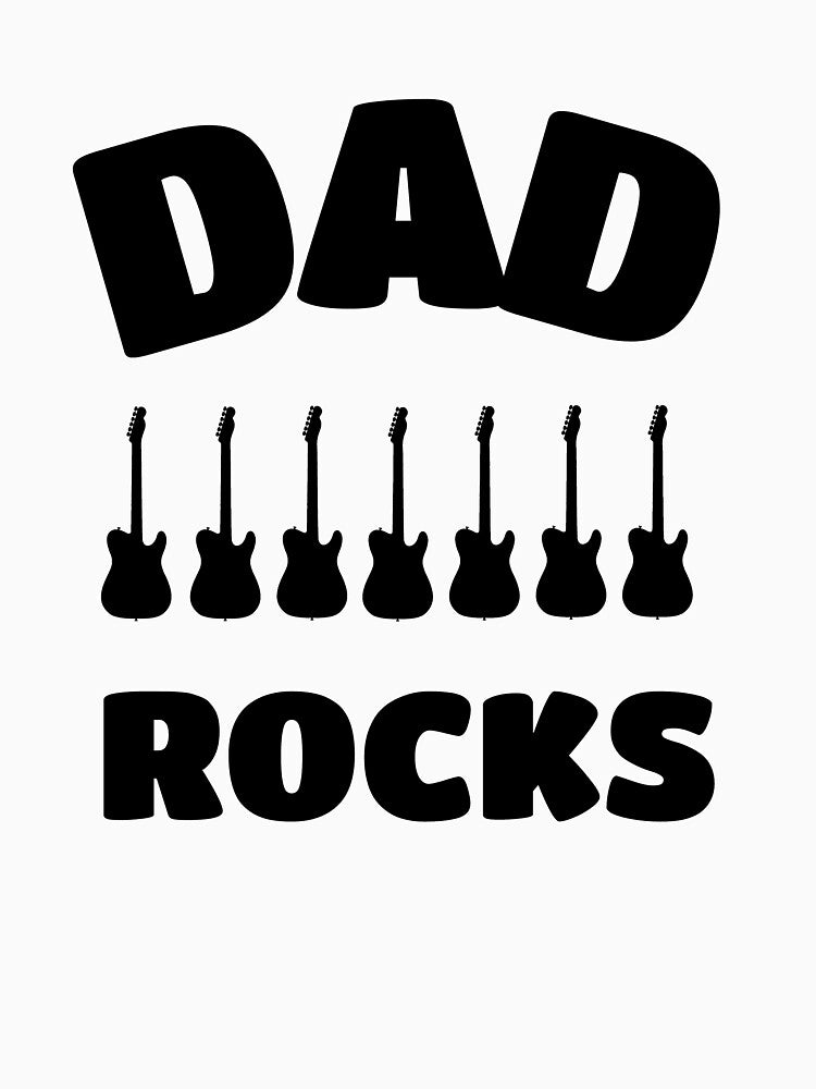 Fathers Day Rock And Roll Dad by Sartoris Art T-Shirts, Hoodie, Sweatshirt | BlankRebels.com (Image 3)