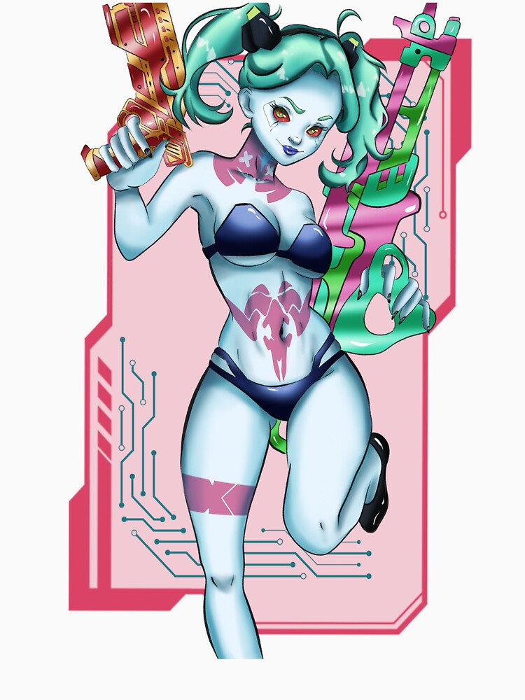Rebecca Cyberpunk:Edgerunners by KcArtStudio12 T-Shirts, Hoodie, Sweatshirt | BlankRebels.com (Image 3)