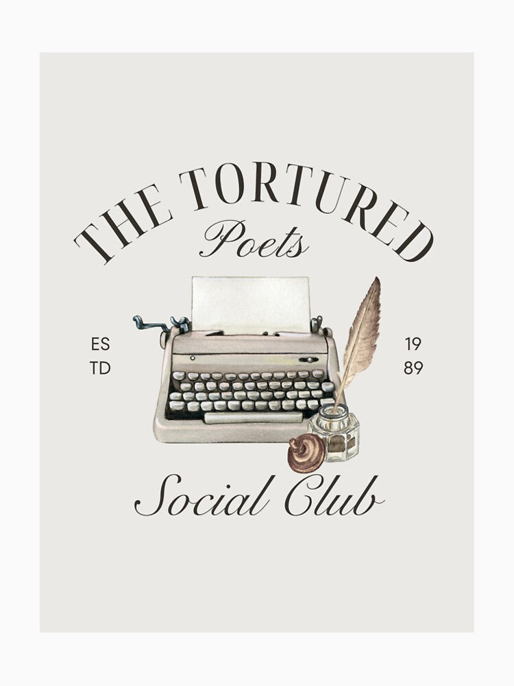 The Tortured Poet's Social Club: Literary Girl Vintage Typewriter by dreamgirlstudio T-Shirts, Hoodie, Sweatshirt (Image 2)