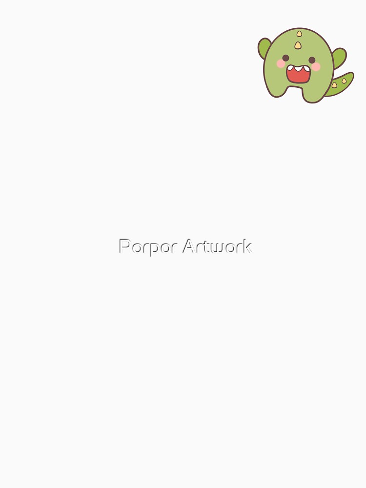 Cute Kawaii Dinosaur Cartoon by Porpor Artwork T-Shirts, Hoodie, Sweatshirt | BlankRebels.com (Image 3)