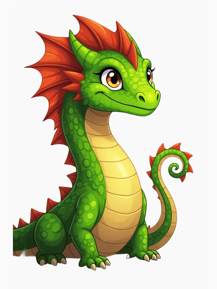 Cartoon Dragon by ArtQueen777 T-Shirts, Hoodie, Sweatshirt | BlankRebels.com (Image 3)