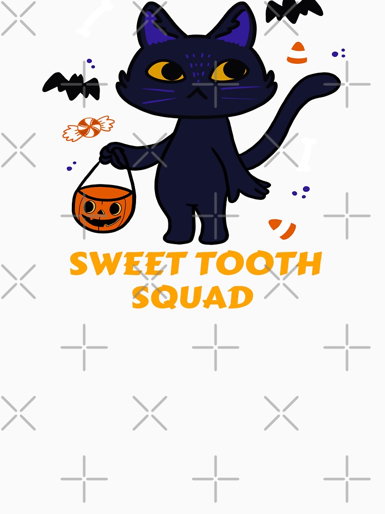 Black Cat Halloween Design by joabaj T-Shirts, Hoodie, Sweatshirt | BlankRebels.com (Image 3)