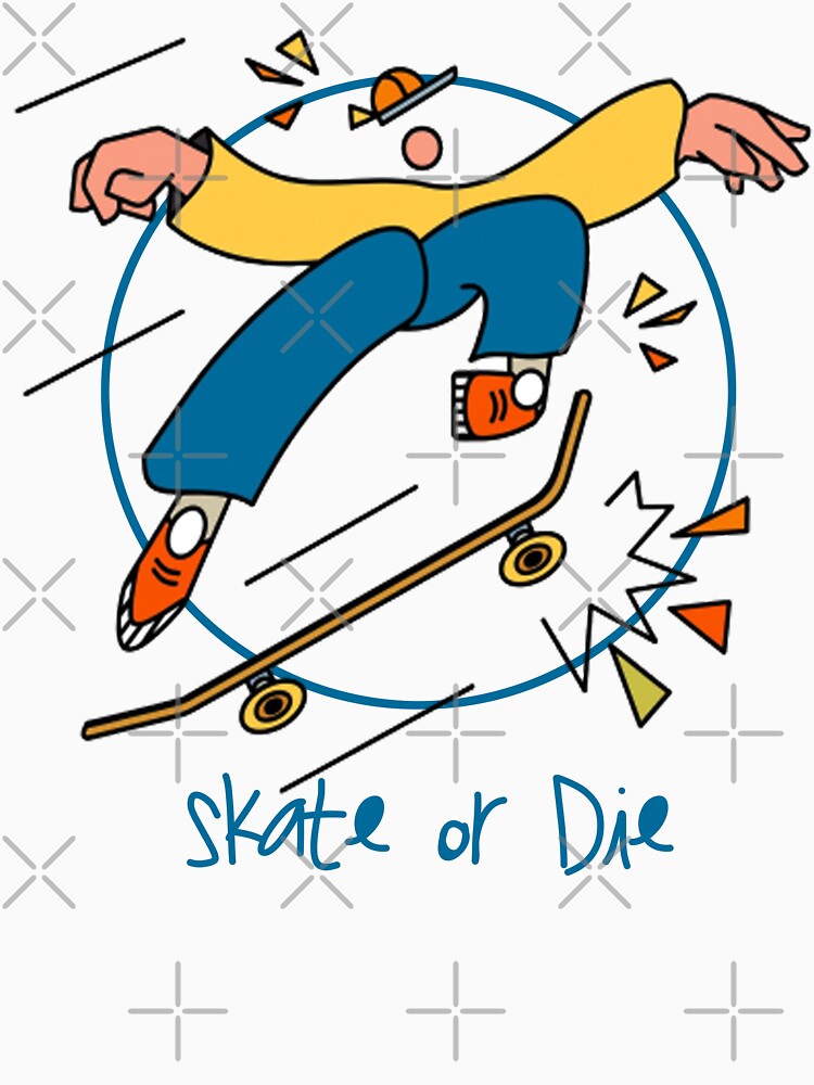 SKATE or DIE.03 by TATTOO-DESIGN T-Shirts, Hoodie, Sweatshirt | BlankRebels.com (Image 3)