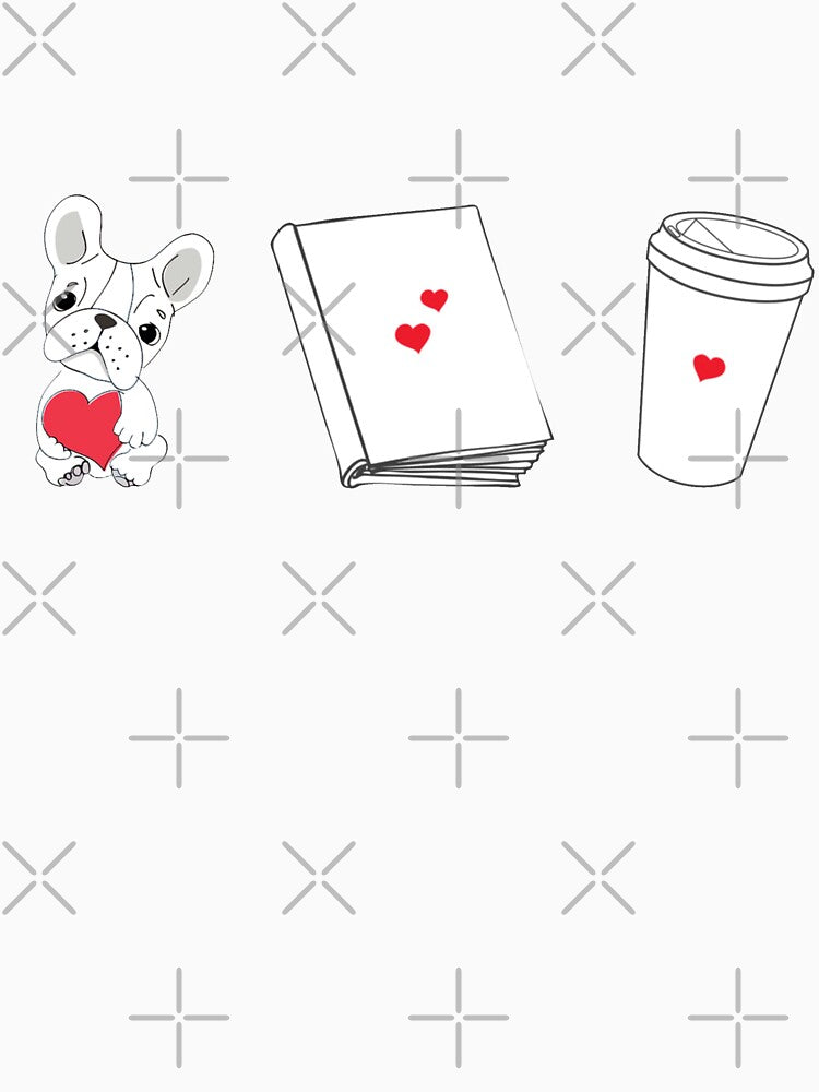Dogs Books and Coffee Lover Cute Illustration 2020 by FreshPrintini T-Shirts, Hoodie, Sweatshirt | BlankRebels.com (Image 3)