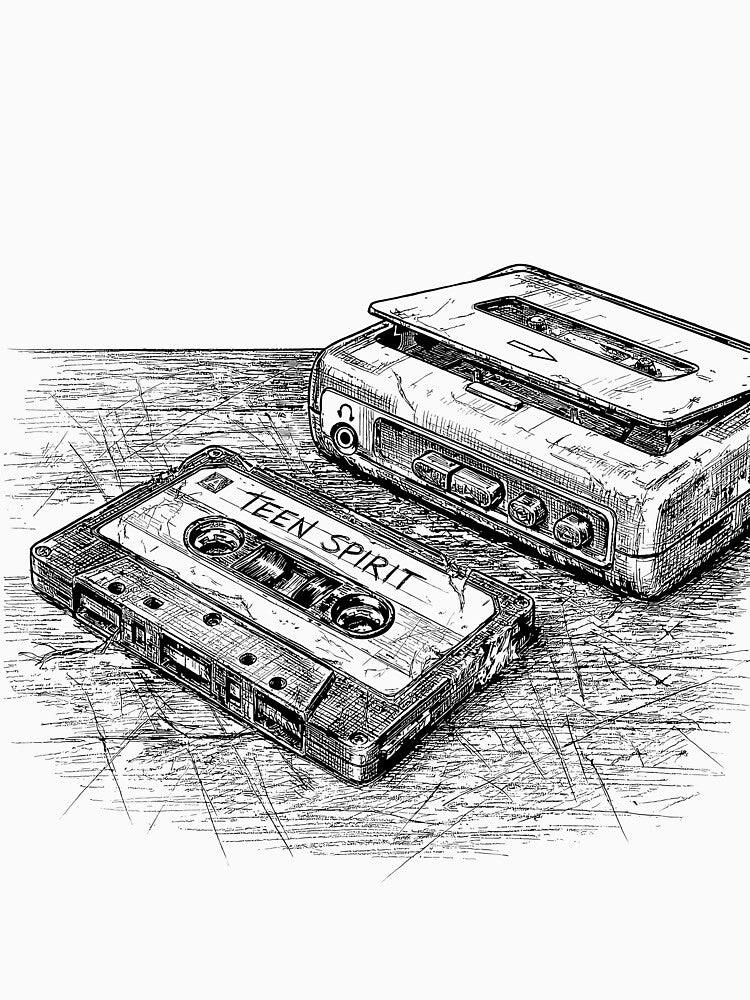 The Mixtape - 90s Grunge Culture by bapupa T-Shirts, Hoodie, Sweatshirt | BlankRebels.com (Image 3)