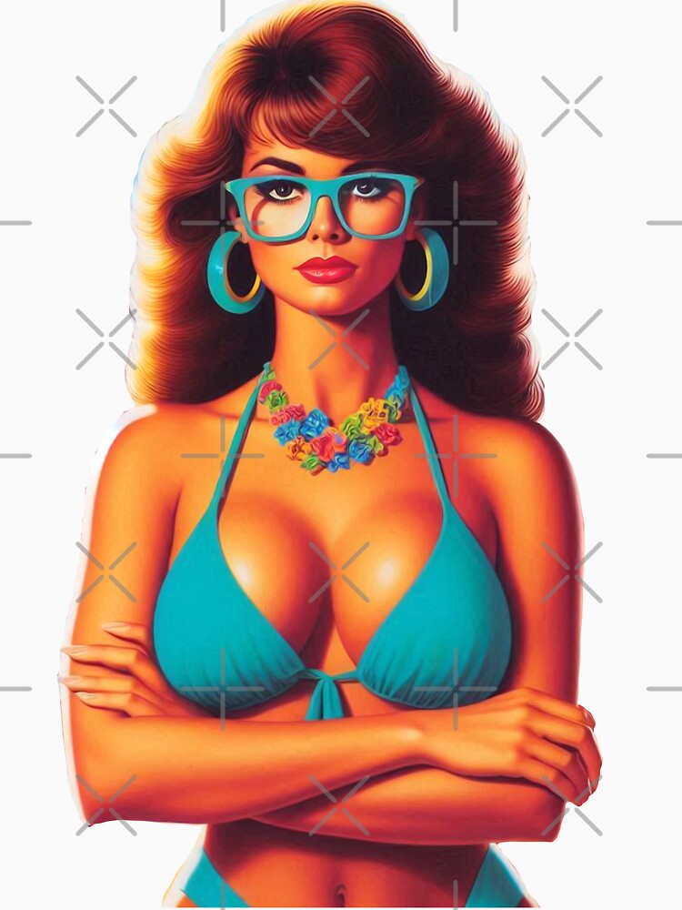 Retro Geek Hot Girl by PulpVintage T-Shirts, Hoodie, Sweatshirt | BlankRebels.com (Image 3)
