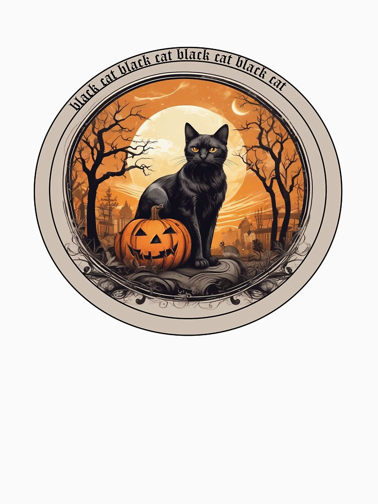 Halloween Black Cat by RjSauceda T-Shirts, Hoodie, Sweatshirt | BlankRebels.com (Image 3)
