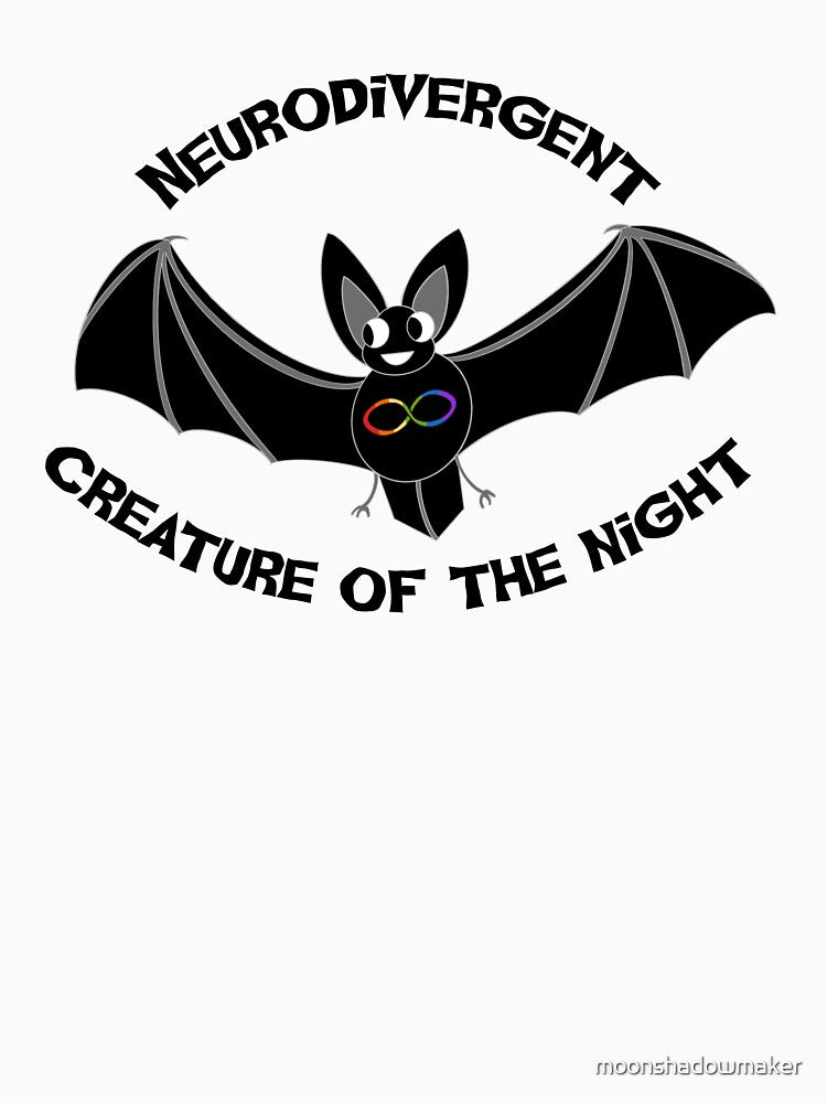 Neurodivergent Creature of the Night by moonshadowmaker T-Shirts, Hoodie, Sweatshirt | BlankRebels.com (Image 3)