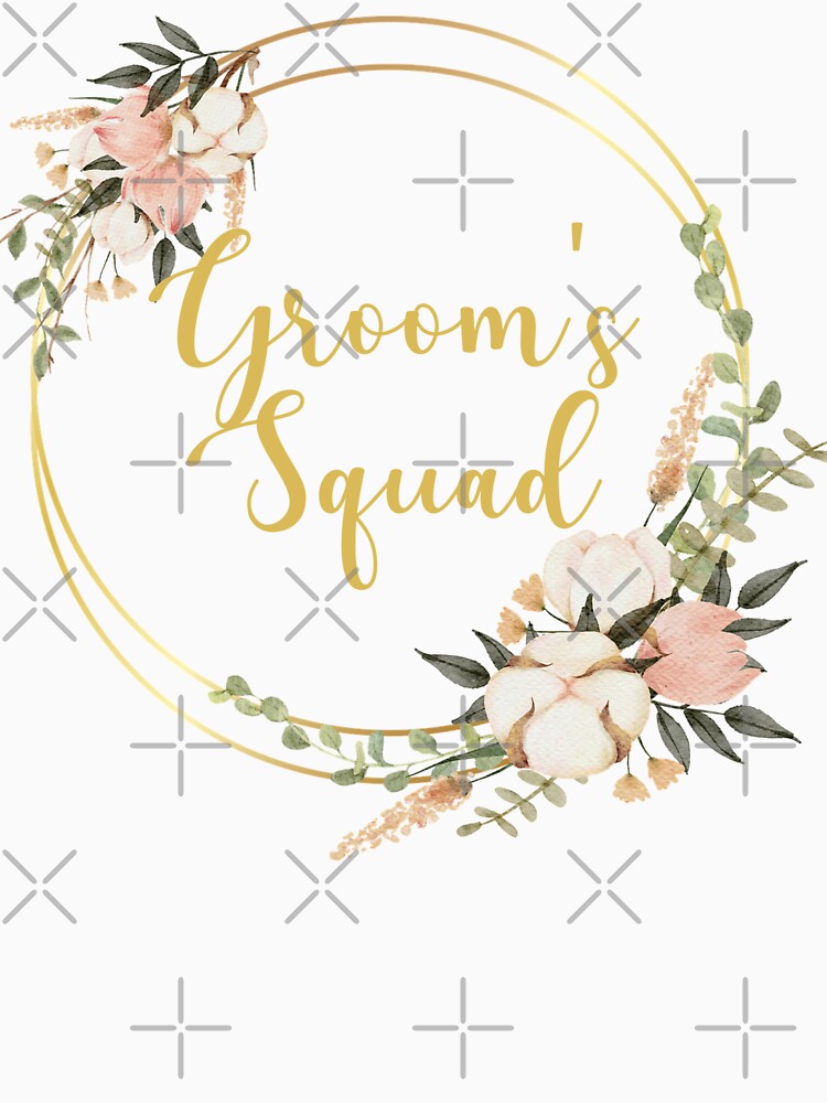 Groom's Squad, Wedding Rehearsal, Autumn Wedding by DiensDesign T-Shirts, Hoodie, Sweatshirt | BlankRebels.com (Image 3)