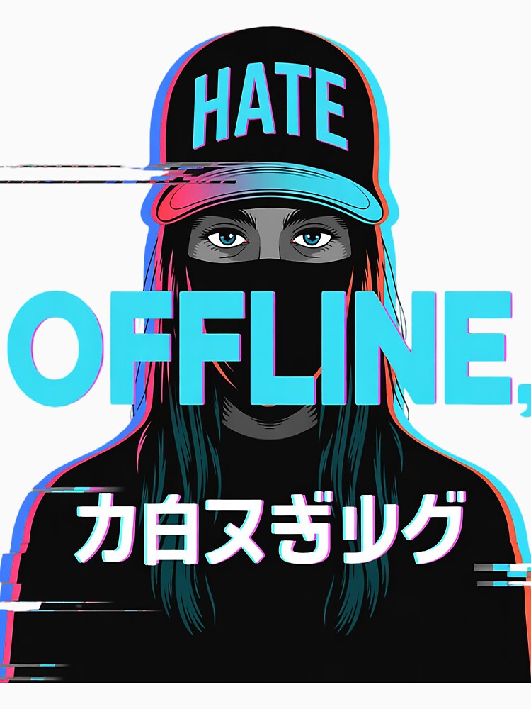 Offline Vaporwave Japanese Aesthetic by MangoFit T-Shirts, Hoodie, Sweatshirt | BlankRebels.com (Image 3)