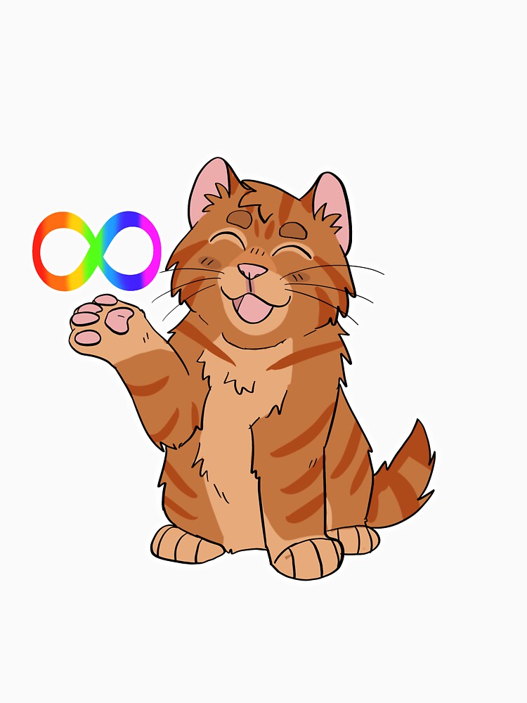 Autism kitten orange tabby by paintedpaw-cat T-Shirts, Hoodie, Sweatshirt | BlankRebels.com (Image 3)