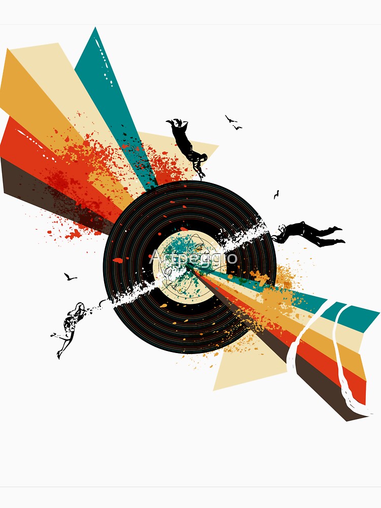 Vinyl record rainbow by Artpeggio T-Shirts, Hoodie, Sweatshirt | BlankRebels.com (Image 3)