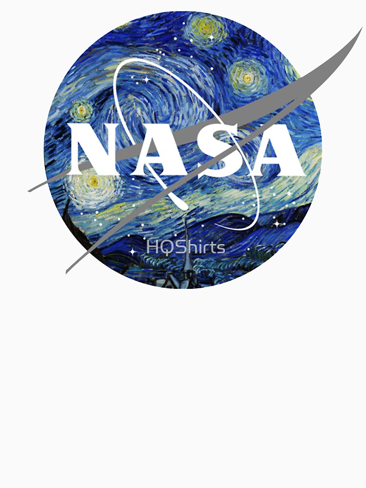 Nasa Van Gogh Starry Night Logo by HQShirts T-Shirts, Hoodie, Sweatshirt | BlankRebels.com (Image 3)
