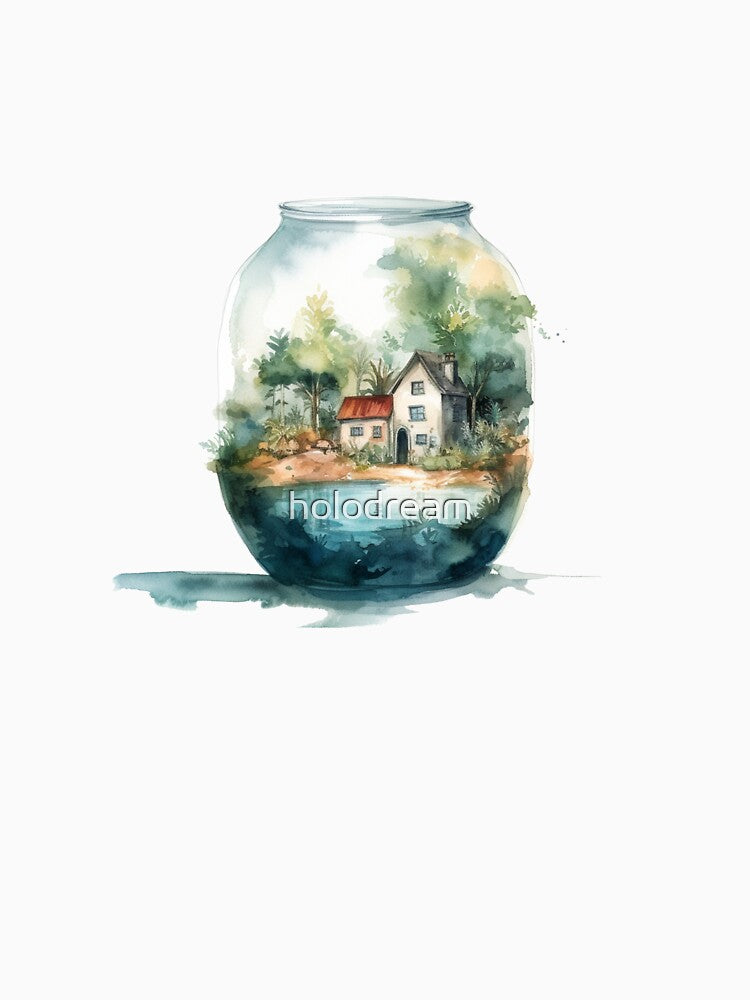 A terrarium lake view by holodream T-Shirts, Hoodie, Sweatshirt | BlankRebels.com (Image 3)
