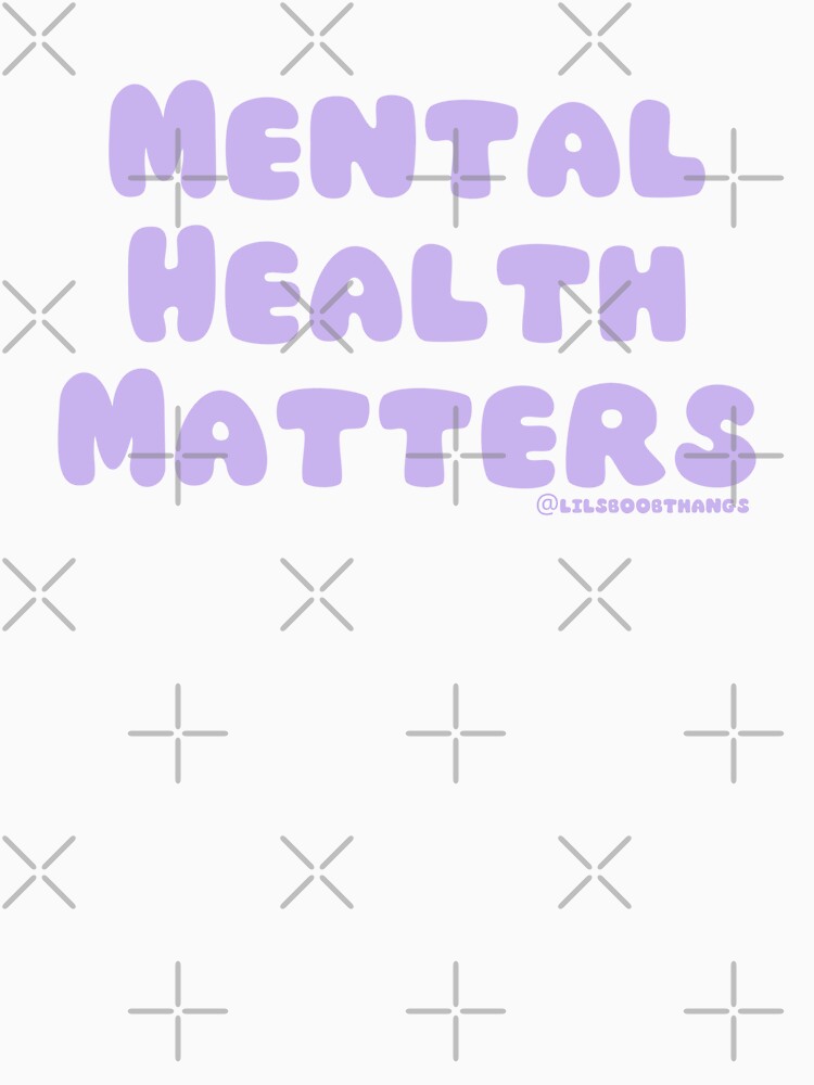 Mental Health Matters., v29c, purple | @lilsboobthangs by lilsboobthangs T-Shirts, Hoodie, Sweatshirt (Image 3)