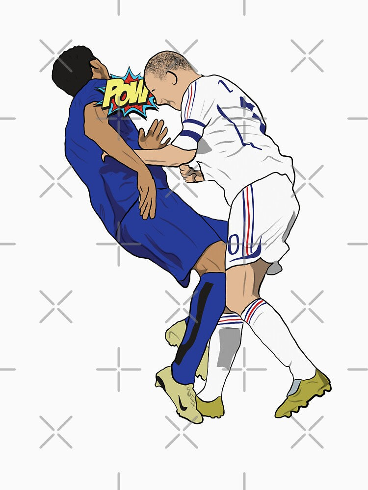 Zidane Headbutt 2006 World Cup Final by Hevding