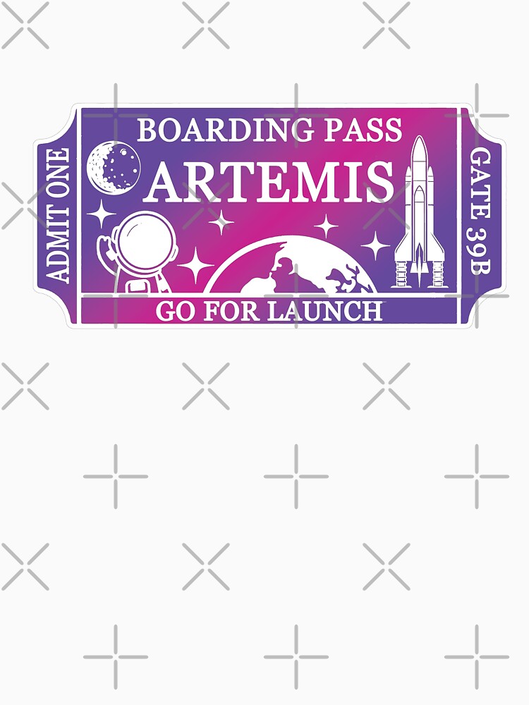 Nebula Artemis Boarding Pass by Celticrose721 T-Shirts, Hoodie, Sweatshirt | BlankRebels.com (Image 3)