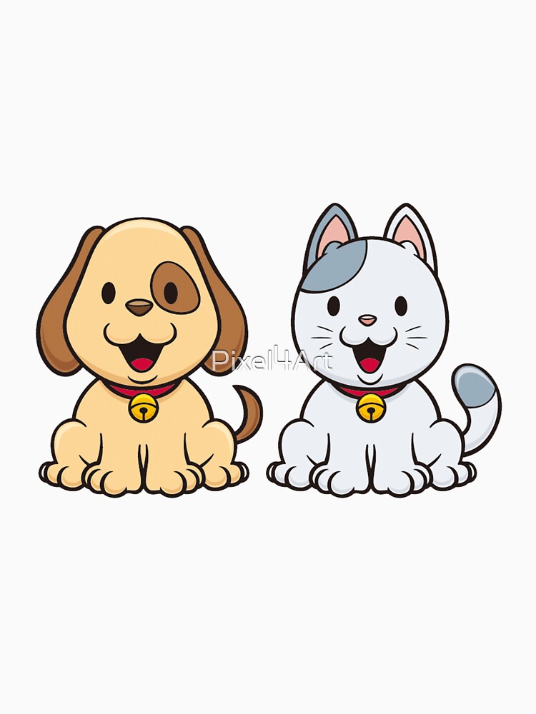 Cat and Dog Best Friends Forever by Pixel4Art T-Shirts, Hoodie, Sweatshirt | BlankRebels.com (Image 3)