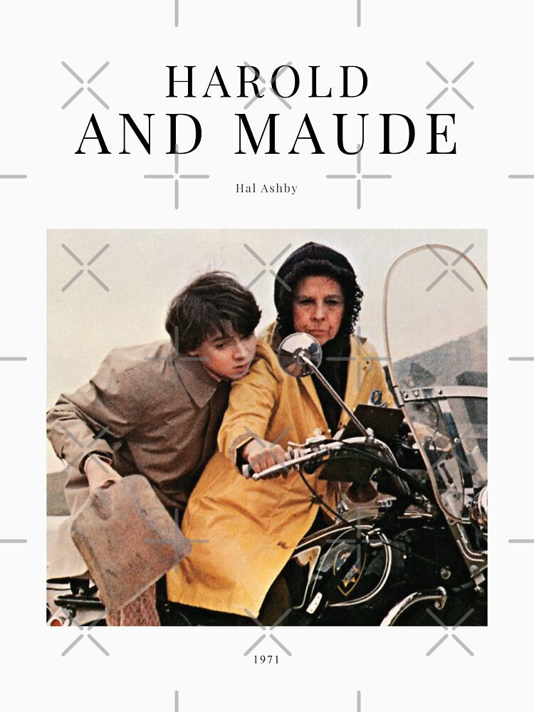 Harold and Maude - Minimalist Movie Poster - Hal Ashby by Francisco Couto T-Shirts, Hoodie, Sweatshirt (Image 3)