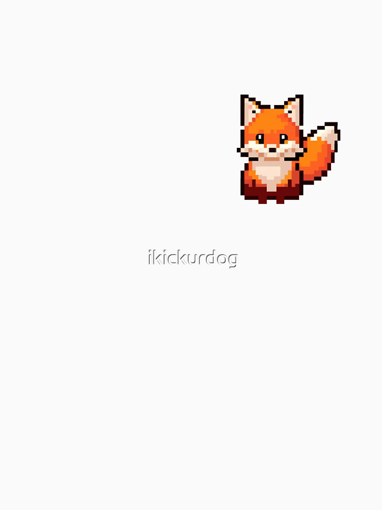 Pixel Fox by ikickurdog