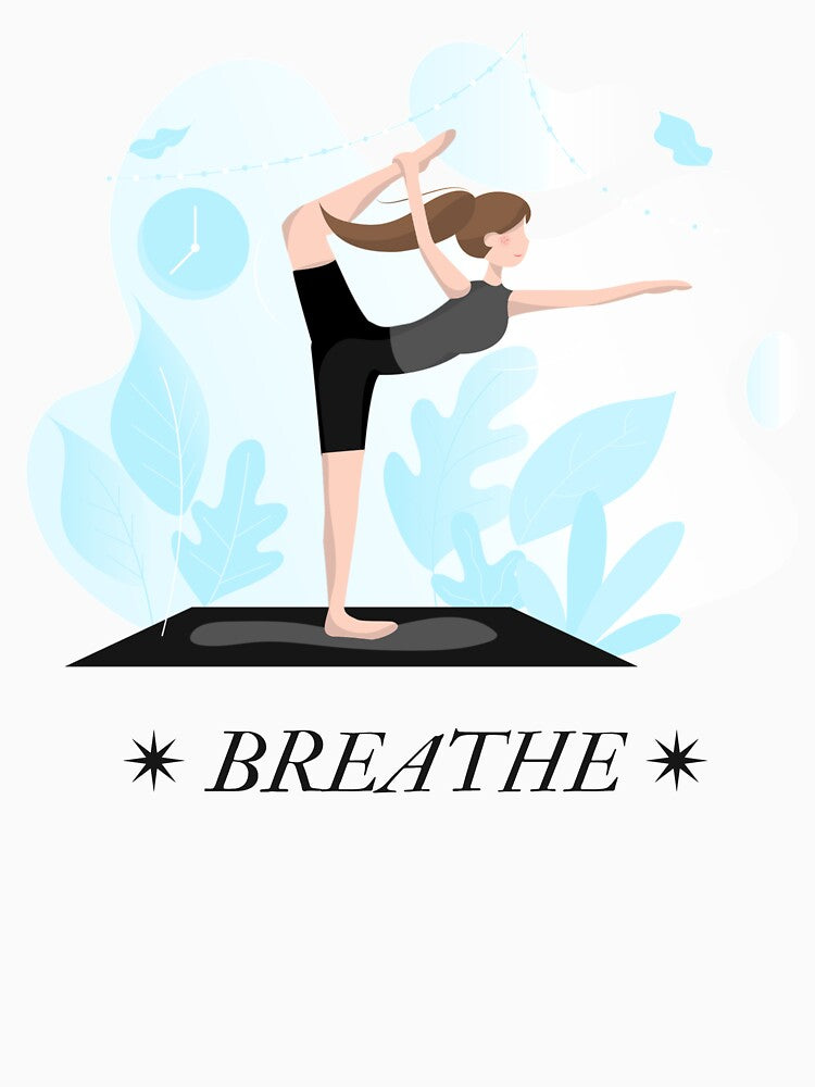 Unique Yoga Poses Classic T-Shirt by HalasDesign Hoodie, Sweatshirt | BlankRebels.com (Image 3)