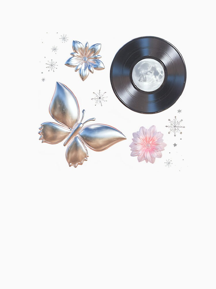 Dreamy Y2K Neon Butterfly Vinyl Aesthetic Collage by aestheticcsss T-Shirts, Hoodie, Sweatshirt | BlankRebels.com (Image 3)