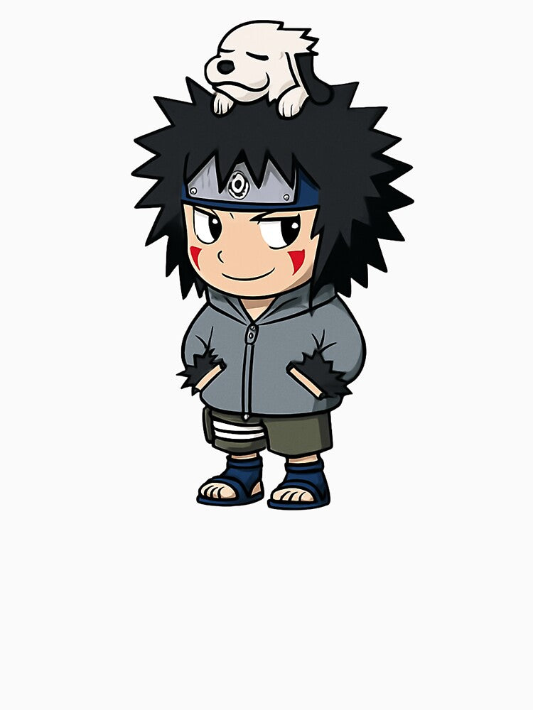 Chibi Kiba Inuzuka with Akamaru by nighto-0W T-Shirts, Hoodie, Sweatshirt | BlankRebels.com (Image 3)
