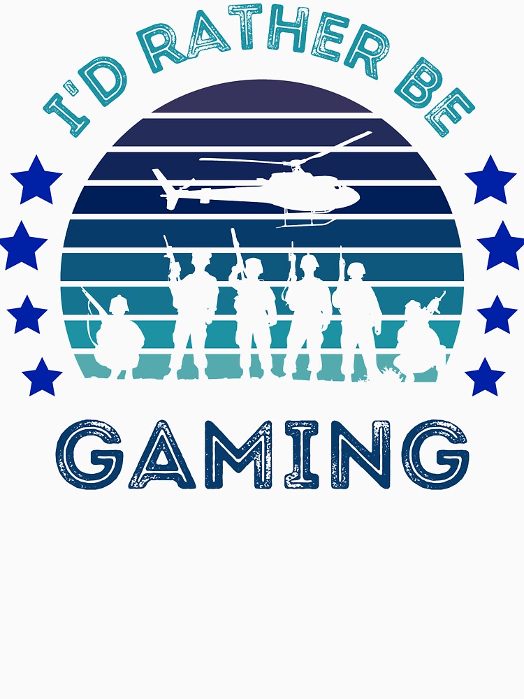 I'd Rather Be Gaming Vintage Style by 9N20 T-Shirts, Hoodie, Sweatshirt | BlankRebels.com (Image 3)