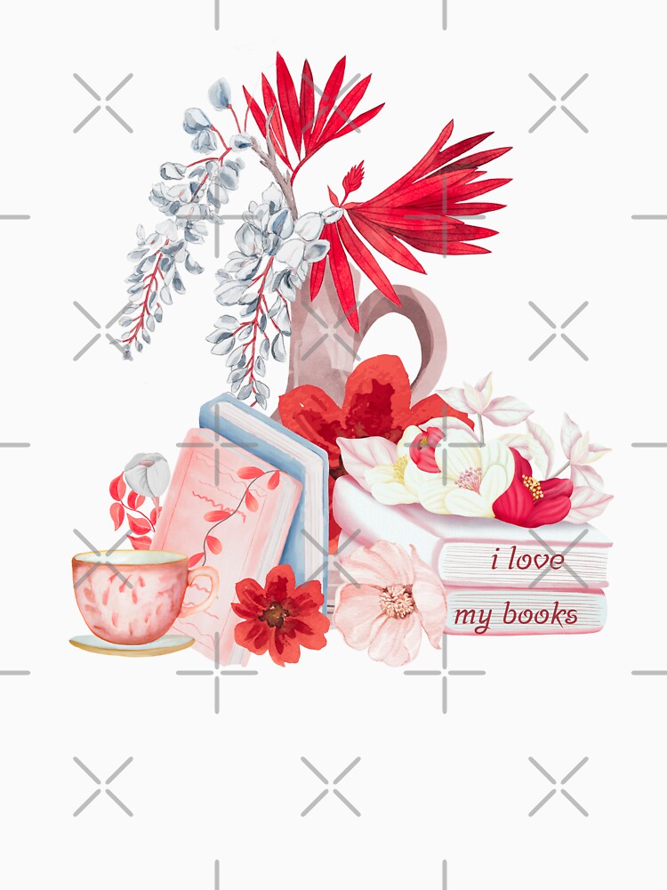 Book aesthetic,i love my books by ArtAngiTresors T-Shirts, Hoodie, Sweatshirt | BlankRebels.com (Image 3)