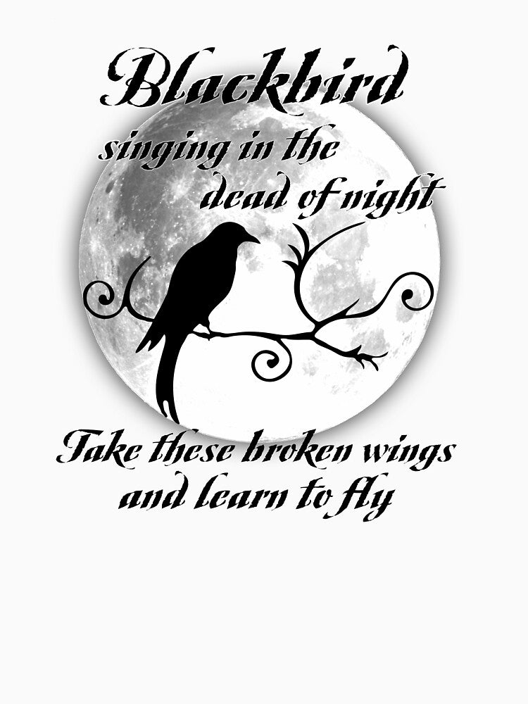 Blackbird Singing In The Dead Of Night Hippie by RaymondPurves T-Shirts, Hoodie, Sweatshirt | BlankRebels.com (Image 3)