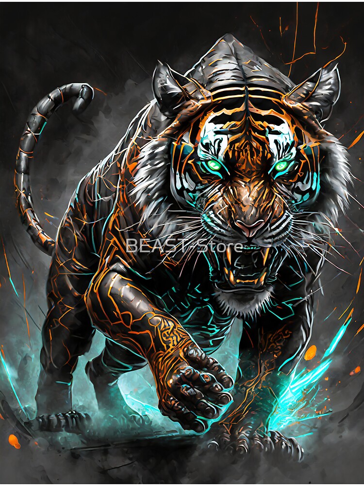 Tiger 3D by BEAST-Store T-Shirts, Hoodie, Sweatshirt | BlankRebels.com (Image 3)