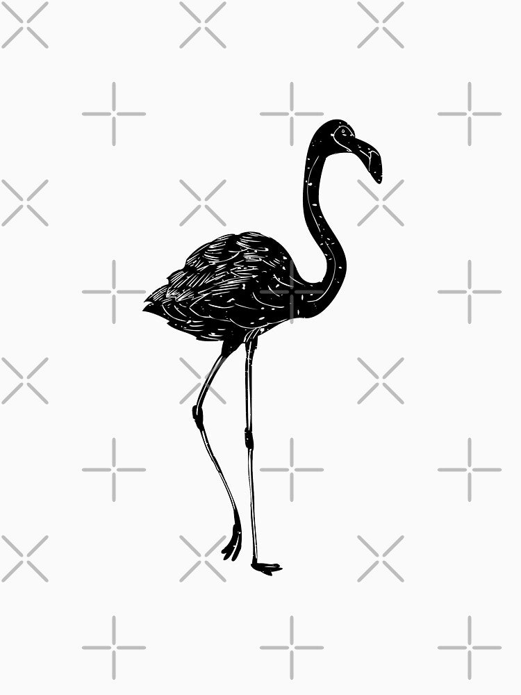 Flamingo hand drawn by bainermarket T-Shirts, Hoodie, Sweatshirt | BlankRebels.com (Image 3)