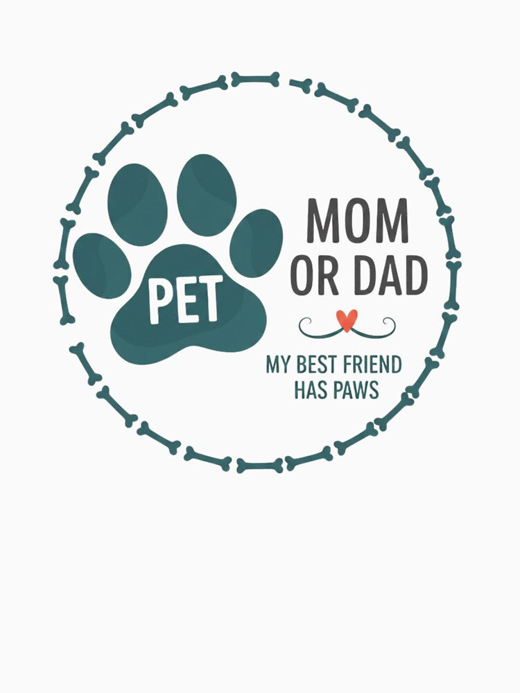 Pet Mom Dad – My Best Friend Has Paws Cute Paw Print Pet Lover T-Shirts, Hoodie, Sweatshirt