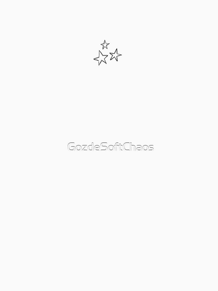 Minimal Doodle Stars | Hand Drawn Line Art T-Shirt Design by GozdeSoftChaos Hoodie, Sweatshirt | BlankRebels.com (Image 3)