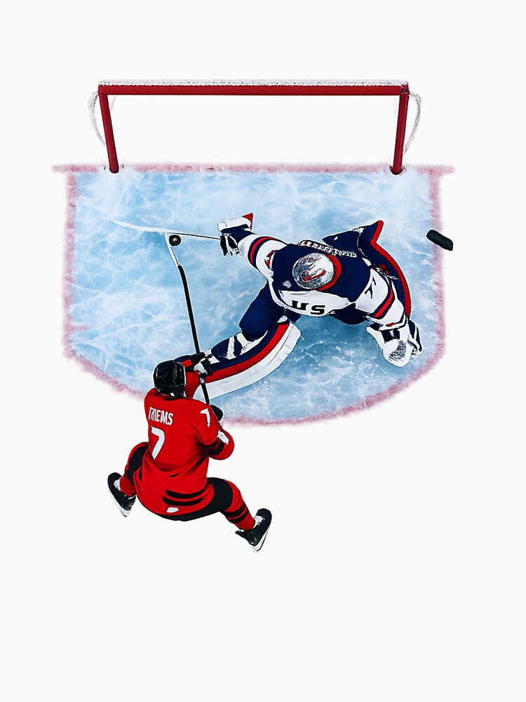 USA Ice Hockey Goalie Save Hockey Player Fan Sport by SofenArt T-Shirts, Hoodie, Sweatshirt | BlankRebels.com (Image 3)