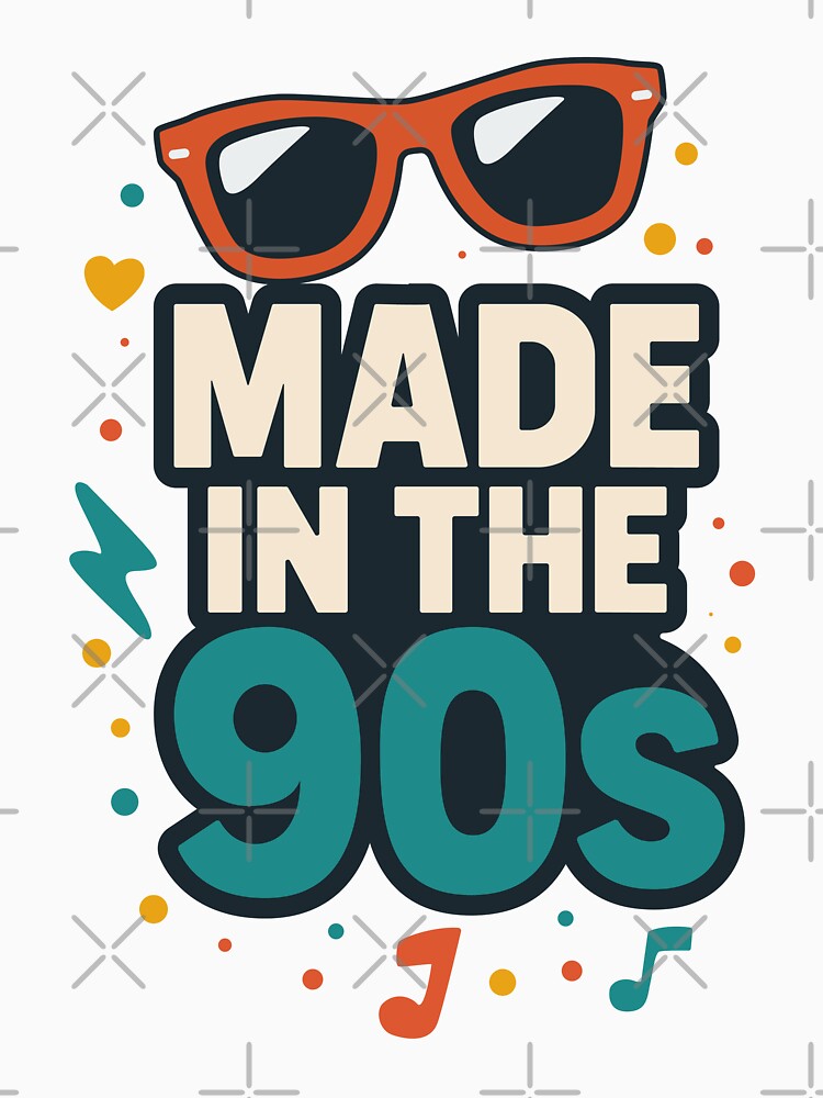 Made in the 90s Retro Graphic Art. by alik7 T-Shirts, Hoodie, Sweatshirt | BlankRebels.com (Image 3)