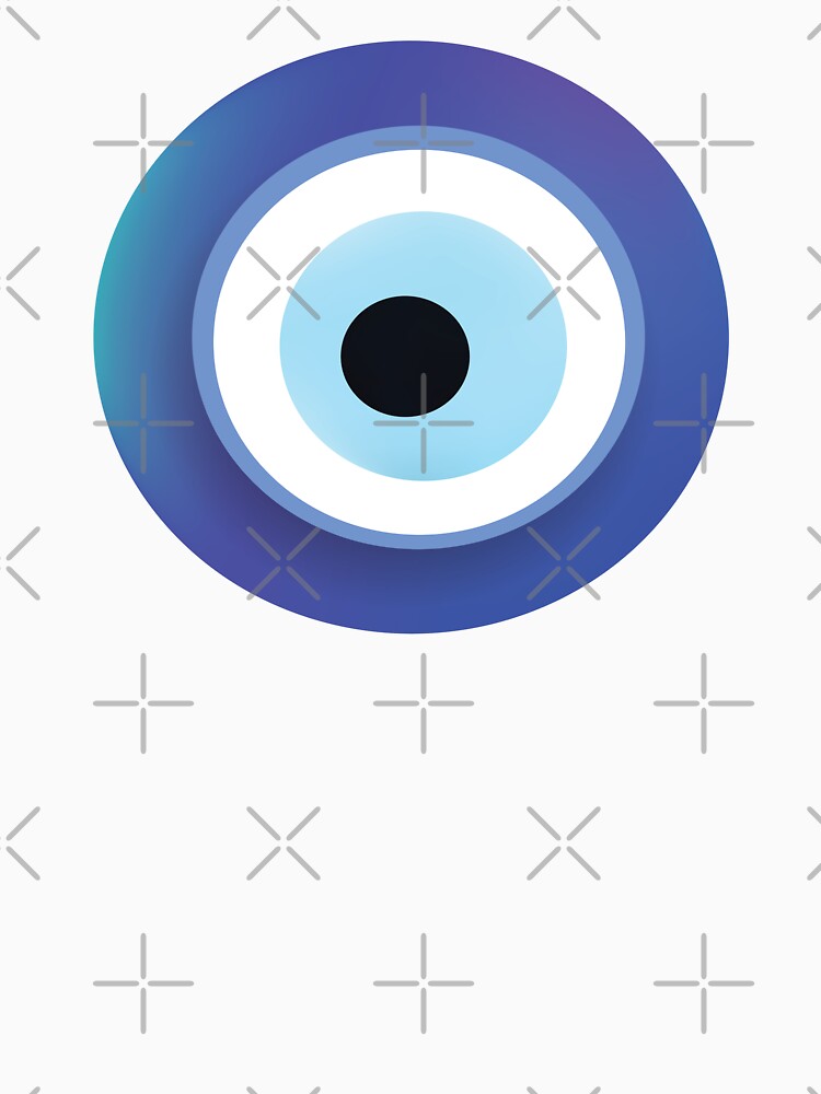 Evil Eye Artistic Blue Greek by WordsGamersUse T-Shirts, Hoodie, Sweatshirt | BlankRebels.com (Image 3)