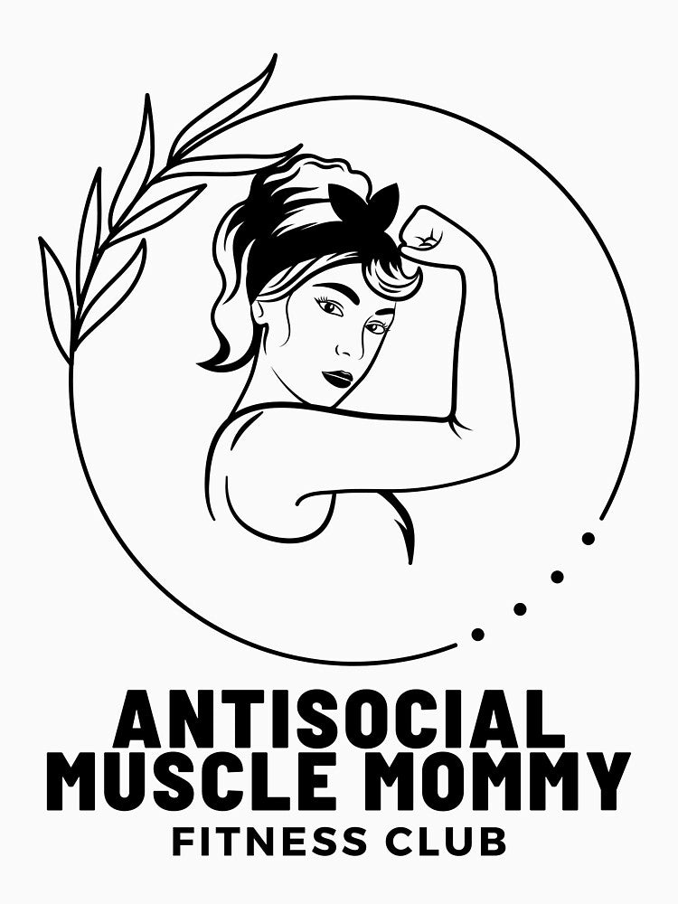 Antisocial Muscle Mommy Fitness Club by Hedersondesigns T-Shirts, Hoodie, Sweatshirt | BlankRebels.com (Image 3)
