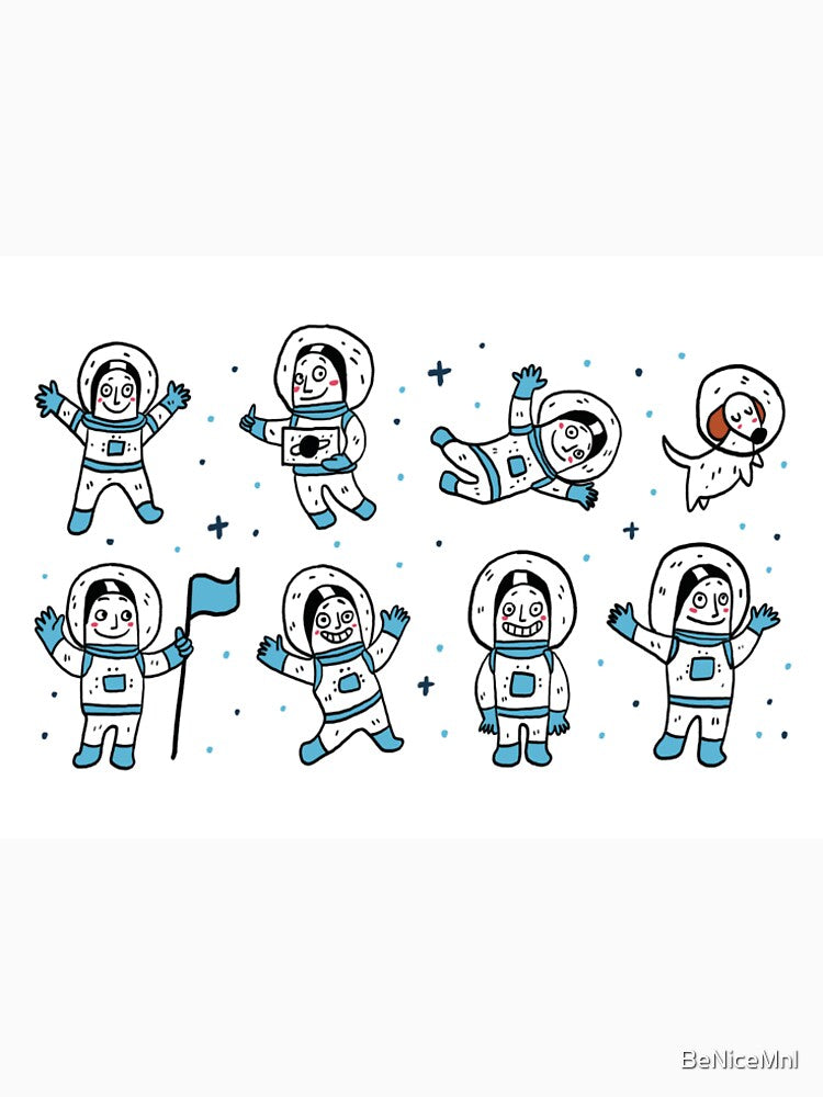 Space: Astronaut Poses by BeNiceMnl T-Shirts, Hoodie, Sweatshirt | BlankRebels.com (Image 2)