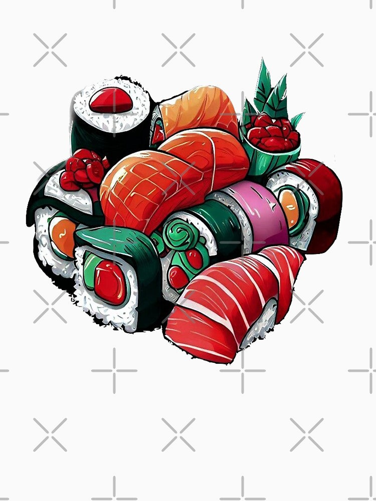 Sushi by Toshini Design T-Shirts, Hoodie, Sweatshirt | BlankRebels.com (Image 3)