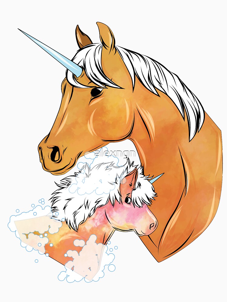Horse Unicorn Mom by alexngn T-Shirts, Hoodie, Sweatshirt | BlankRebels.com (Image 3)